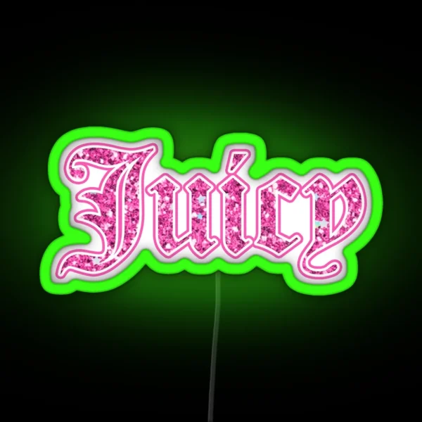 Juicy RGB Neon Sign