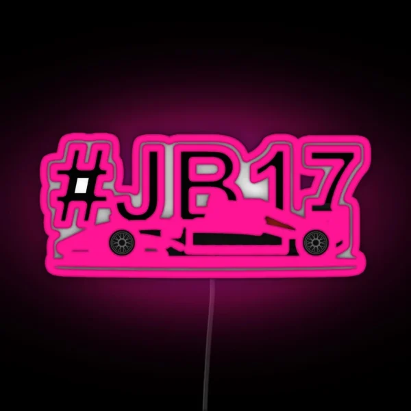 Jules Bianchi 17 MR03 RGB Neon Sign