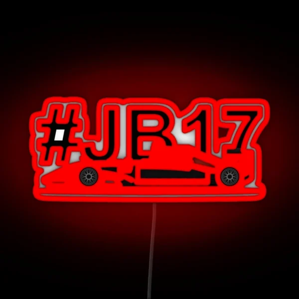 Jules Bianchi 17 MR03 RGB Neon Sign
