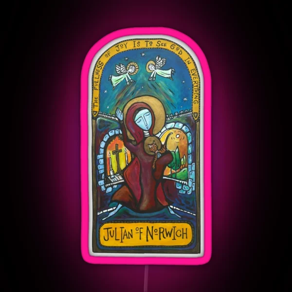 Julian Of Norwich RGB Neon Sign