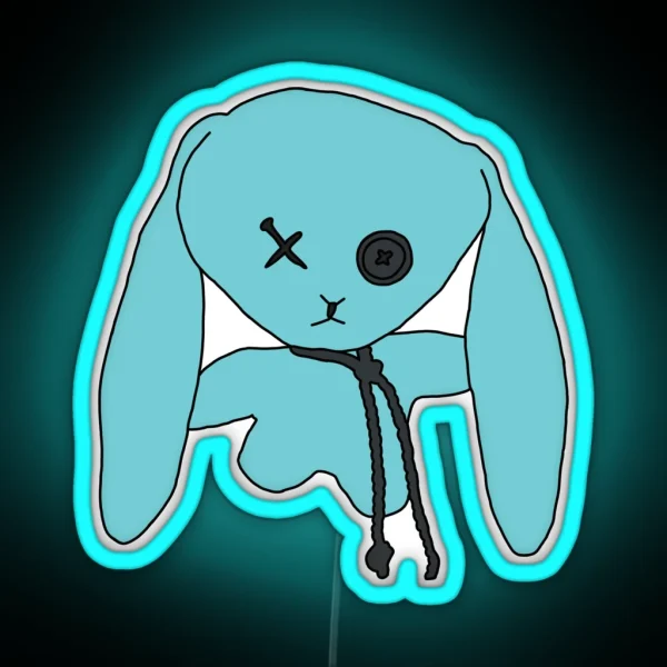 Jun Han S Rabbit From Xdinary Heroes RGB Neon Sign