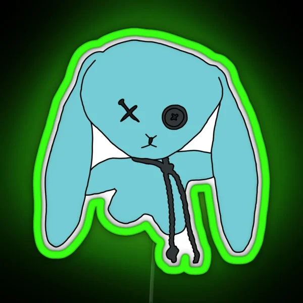 Jun Han S Rabbit From Xdinary Heroes RGB Neon Sign
