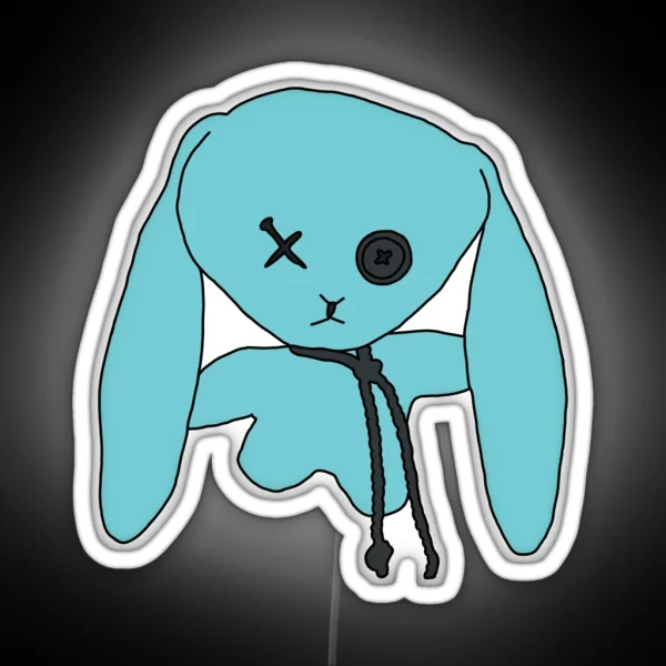Jun Han S Rabbit From Xdinary Heroes RGB Neon Sign