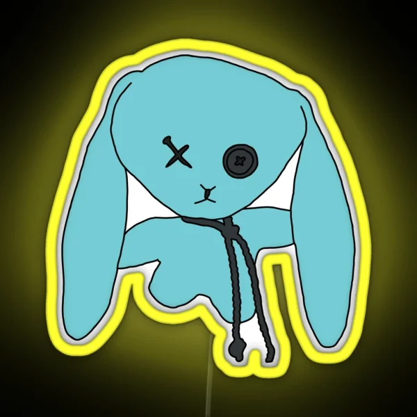Jun Han S Rabbit From Xdinary Heroes RGB Neon Sign