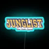 Vibrant Neon Wall Sign for Jungle Music Enthusiasts and Lovers Decor