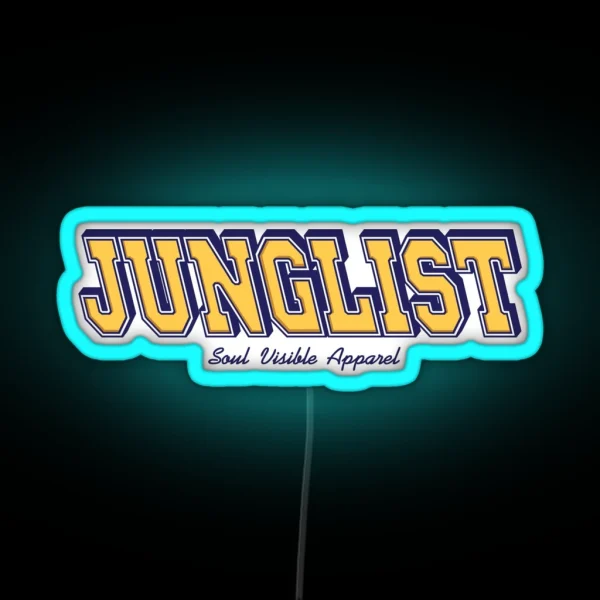 Junglist Jungle Music Lovers RGB Neon Sign