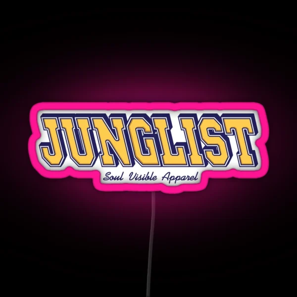 Junglist Jungle Music Lovers RGB Neon Sign