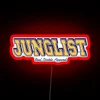 Jungle Vibes Welcome Here: Junglist Jungle Music Lovers Neon Sign