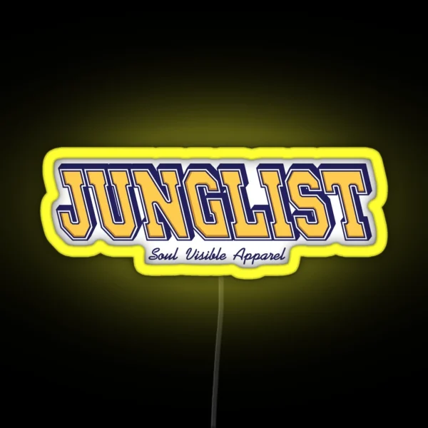 Junglist Jungle Music Lovers RGB Neon Sign