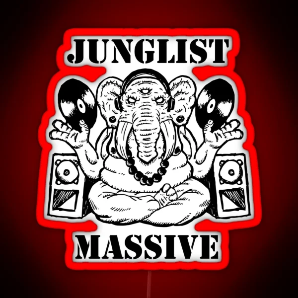 Junglist Massive RGB Neon Sign