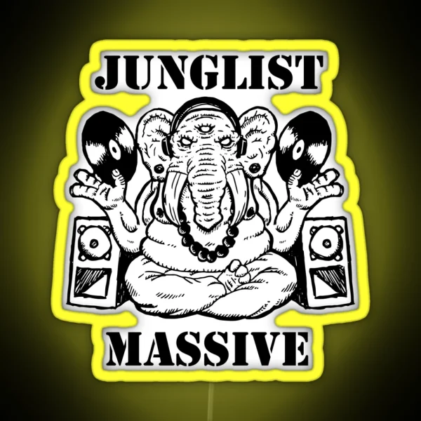 Junglist Massive RGB Neon Sign