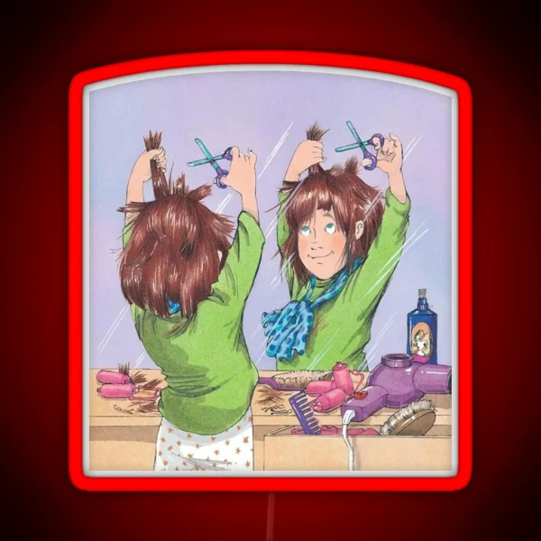 Junie B Jones Is A Beauty Shop Guy RGB Neon Sign