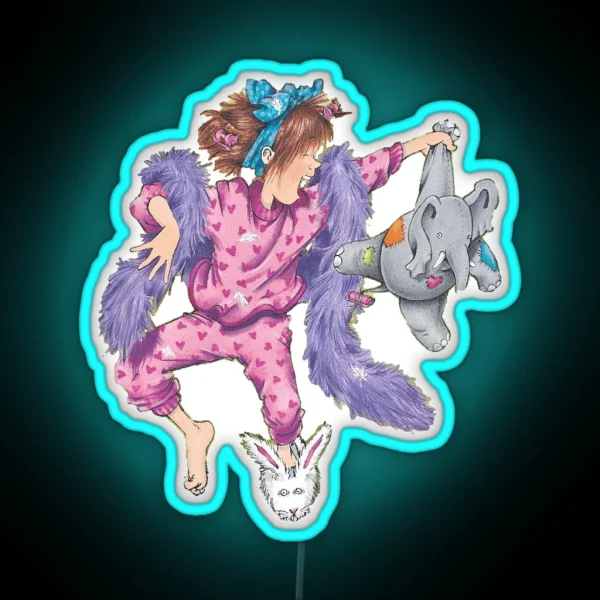 Junie B Jones Is A Party Animal RGB Neon Sign