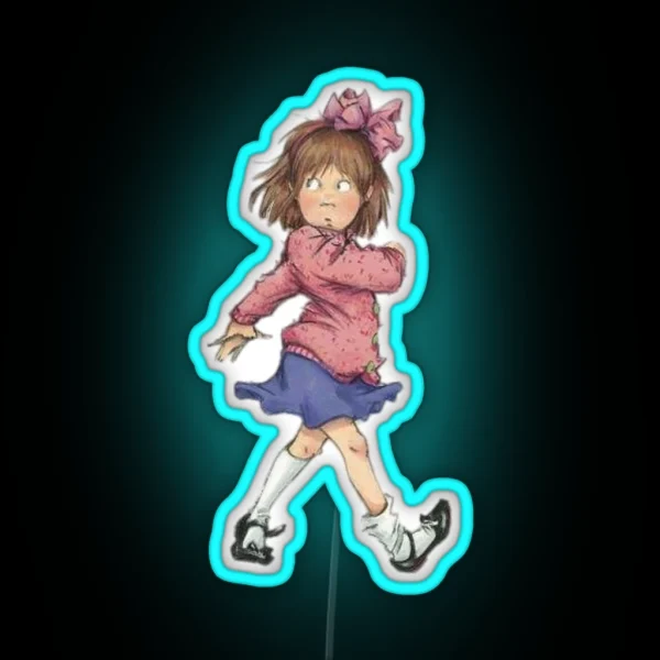 Junie B Jones Running From Adolescence RGB Neon Sign