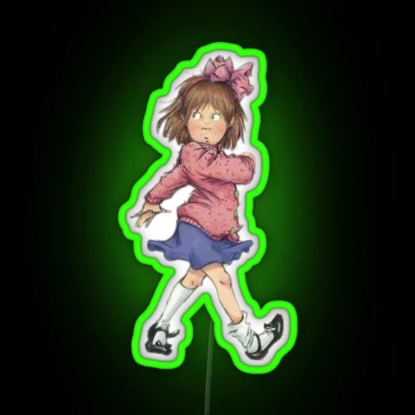 Junie B Jones Running From Adolescence RGB Neon Sign