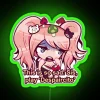 Unique Pink & Blue Neon Sign Inspired by Anime's Junko Enoshima.