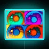 Galactic Inspiration - Vibrant RGB Neon Sign with Celestial Ambiance