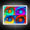 Galaxy-inspired Infinity Loop LED Sign with Vibrant RGB Neon Colors