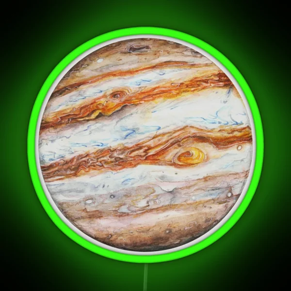 Jupiter RGB Neon Sign