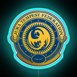 Jura Tempest Federation Seal RGB Neon Sign