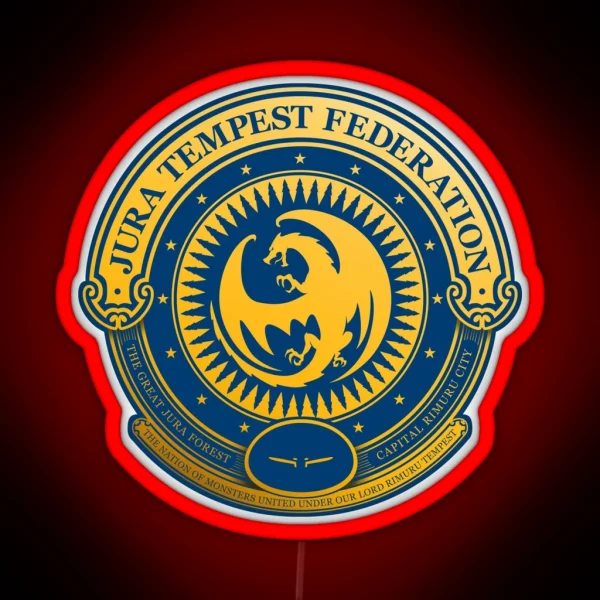 Jura Tempest Federation Seal RGB Neon Sign