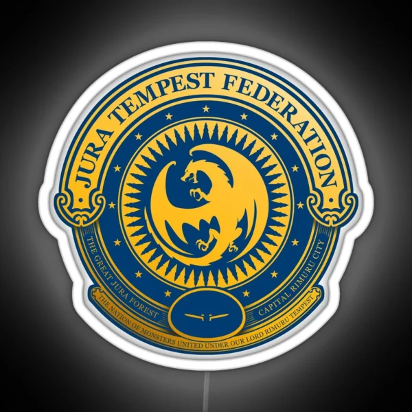 Jura Tempest Federation Seal RGB Neon Sign