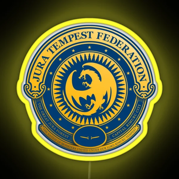 Jura Tempest Federation Seal RGB Neon Sign