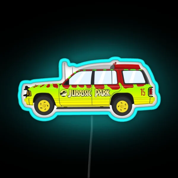 Jurassic Park Explorer RGB Neon Sign