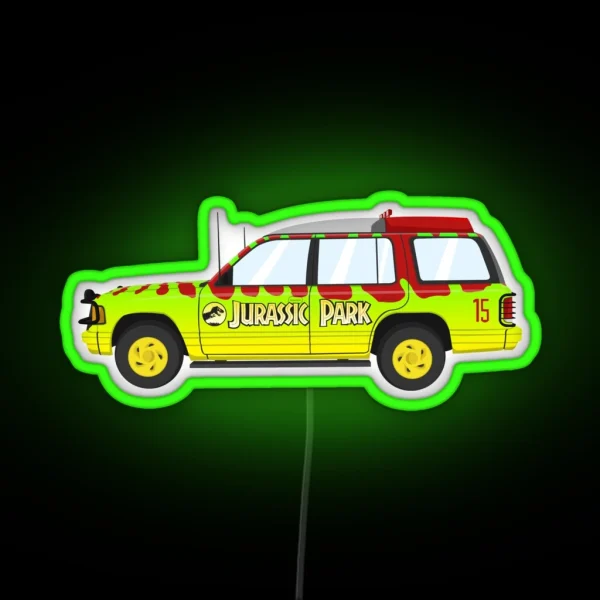 Jurassic Park Explorer RGB Neon Sign