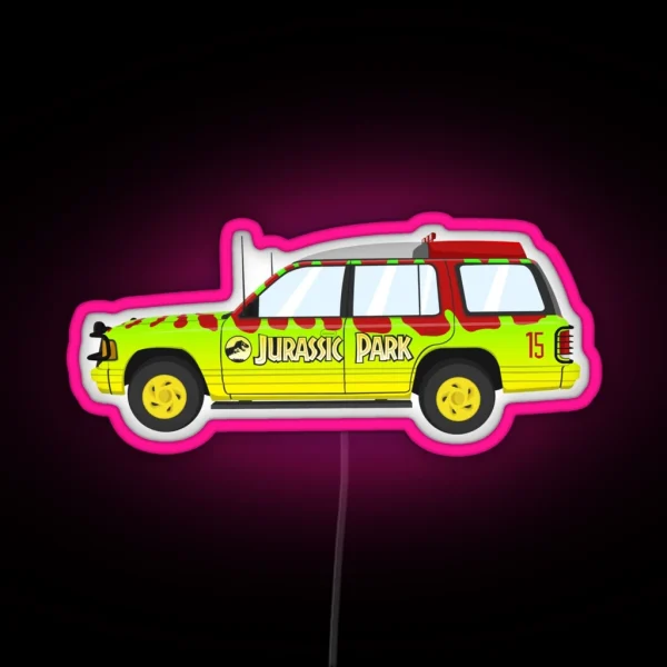 Jurassic Park Explorer RGB Neon Sign