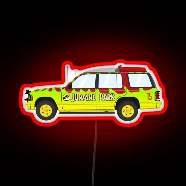 Jurassic Park Explorer RGB Neon Sign