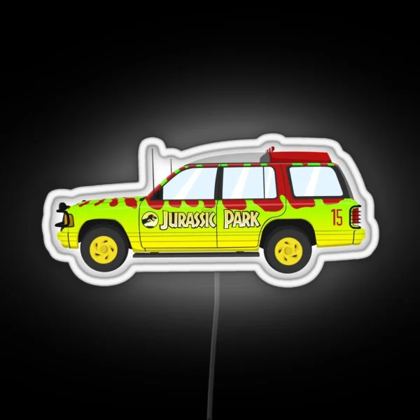 Jurassic Park Explorer RGB Neon Sign