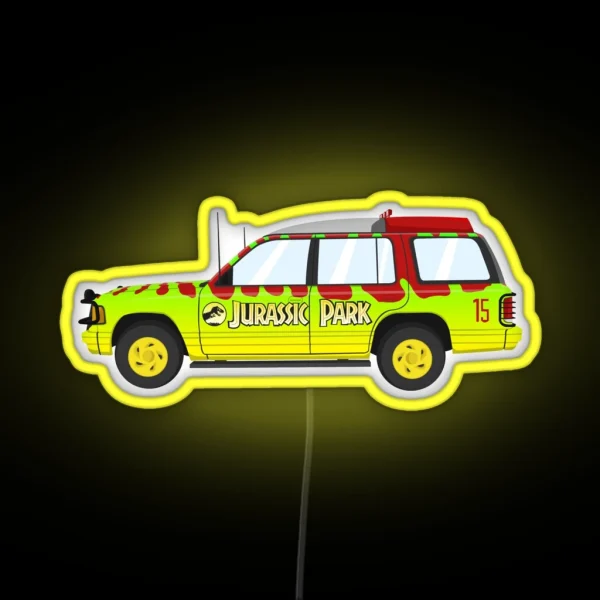 Jurassic Park Explorer RGB Neon Sign