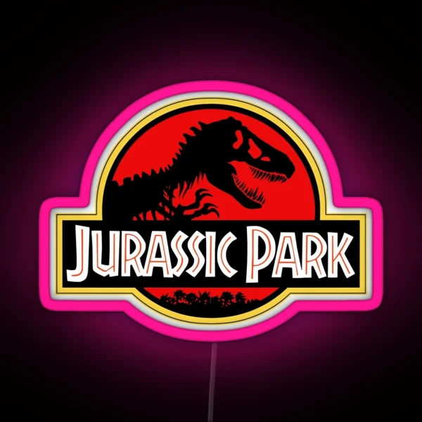 Jurrasic Park Classic RGB Neon Sign