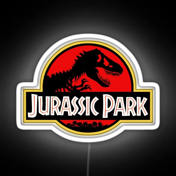 Jurrasic Park Classic RGB Neon Sign