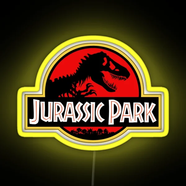 Jurrasic Park Classic RGB Neon Sign
