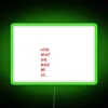 Add ambiance with vibrant color changing Dialogue RGB neon signs.