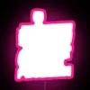 RGB Neon Sign for Wine Lovers and Golf Enthusiasts Combined