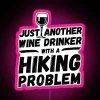 Wine enthusiast hiking enthusiast LED light art decorative wall signage