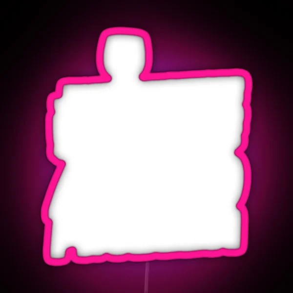 Just Another Wine Drinker With An Aikido Problem Wine RGB Neon Sign