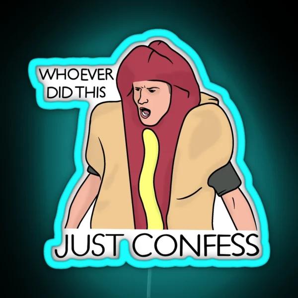 JUST CONFESS RGB Neon Sign