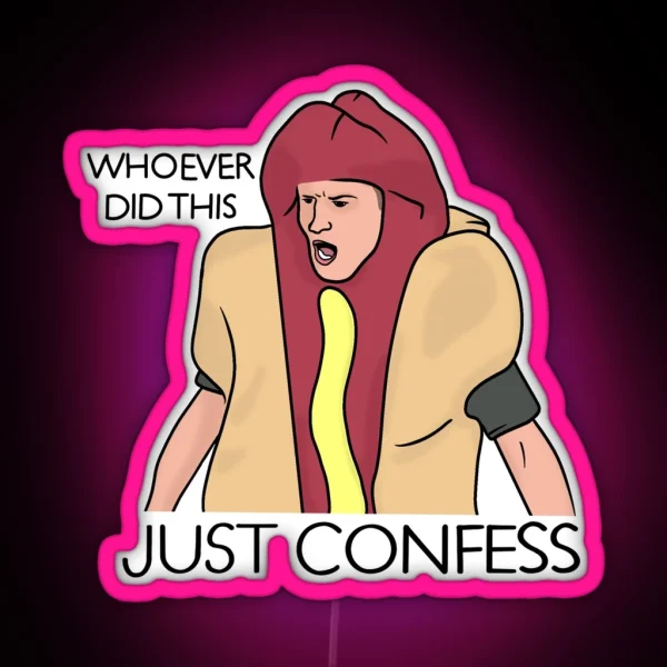 JUST CONFESS RGB Neon Sign