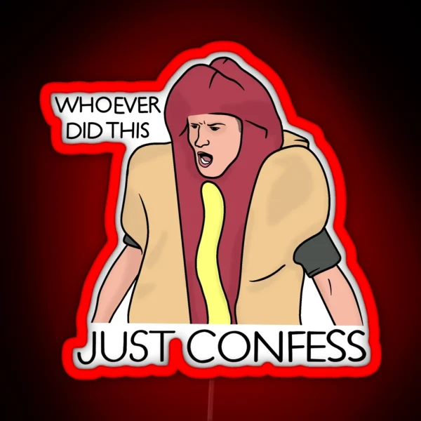 JUST CONFESS RGB Neon Sign