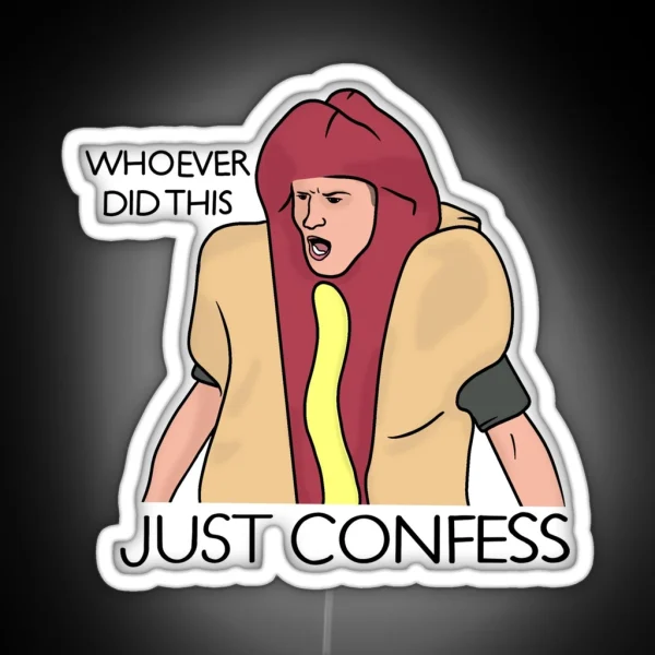 JUST CONFESS RGB Neon Sign