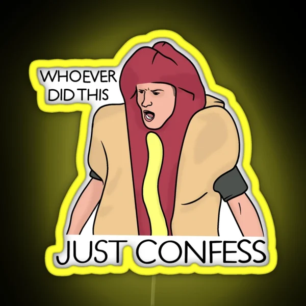 JUST CONFESS RGB Neon Sign