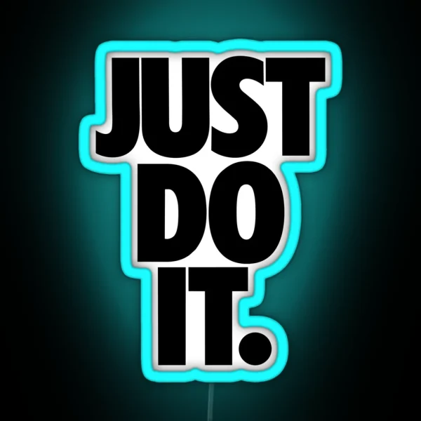 Just Do It Led Basketball Led And Motivation Design RGB Neon Sign