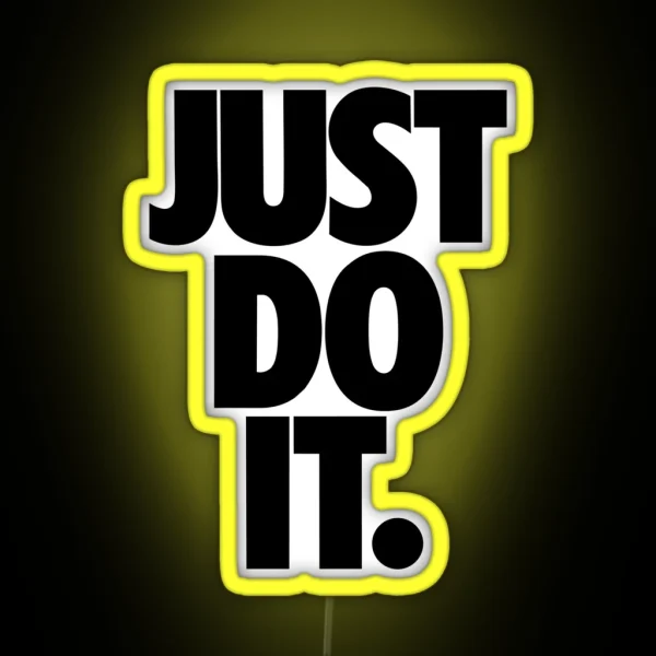 Just Do It Led Basketball Led And Motivation Design RGB Neon Sign