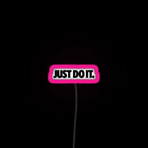 JUST DO IT NIKE RGB Neon Sign