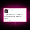 RGB LED Neon Sign Humor Gift for Sarcastic Personalized Space