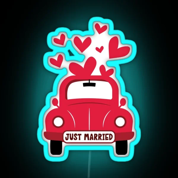 Just Married RGB Neon Sign